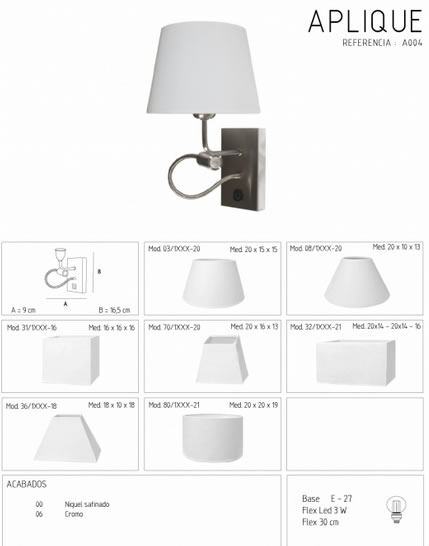 aplique pared a004