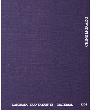 COTON MORADO LAMINADO TRANSPARENTE