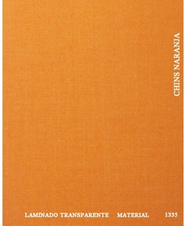 COTON NARANJA LAMINADO TRANSPARENTE