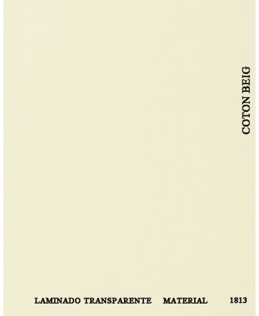 COTON BEIGE LAMINADO TRANSPARENTE