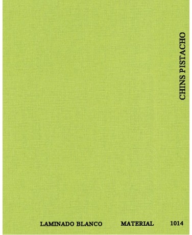 CHINTZ PISTACHO LAMINADO BLANCO