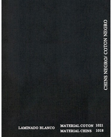 CHINTZ NEGRO LAMINADO BLANCO