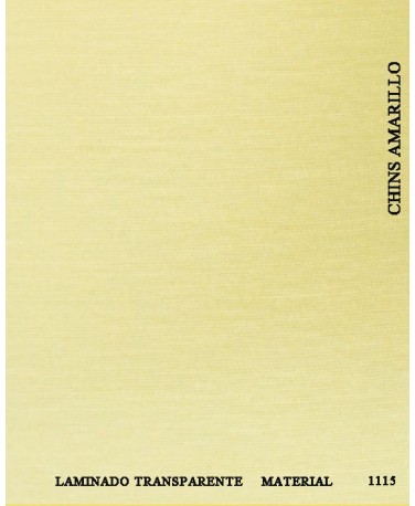 CHINTZ AMARILLO LAMINADO TRANSPARENTE