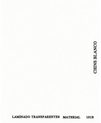 CHINTZ BLANCO LAMINADO TRANSPARENTE