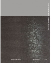 CHINTZ MARRON LAMINADO PLATA