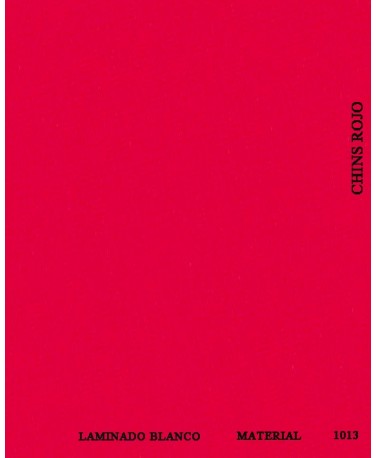 CHINTZ ROJO LAMINADO BLANCO