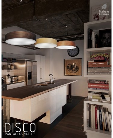 Colgante Disco de colores de madera Nature