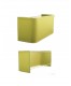 Aplique rectangular canto romo