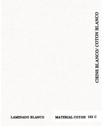 COTON CRUDO LAMINADO BLANCO