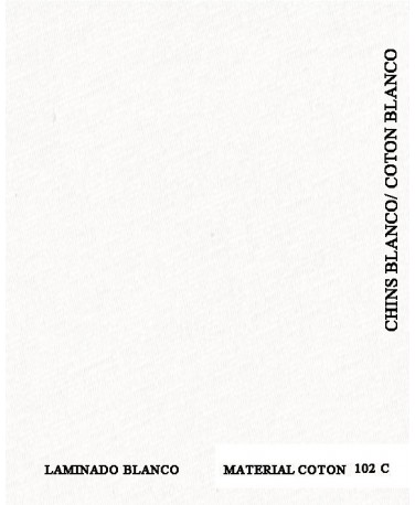 COTON CRUDO LAMINADO BLANCO