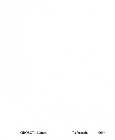 PLASTICO TAPA 1,2MM BLANCO