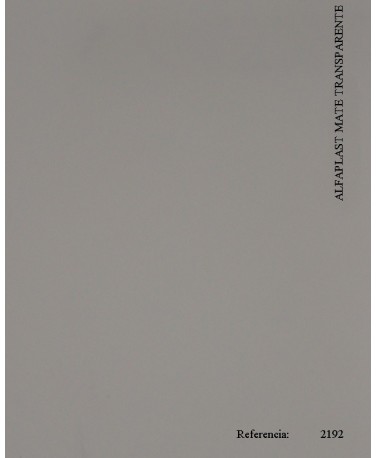 ALFAPLAST MATE TRANSPARENTE
