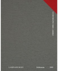 CHINET GRIS OSCURO / ROJO