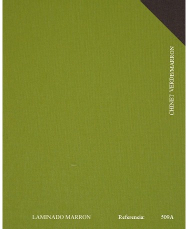 CHINET VERDE PISTACHO / MARRON