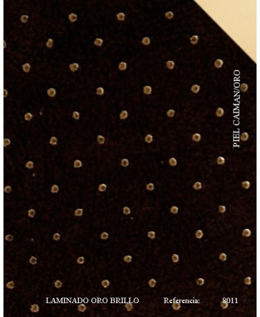PIEL CAIMAN ORO