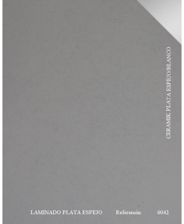 CERAMIK BLANCO/PLATA ESPEJO
