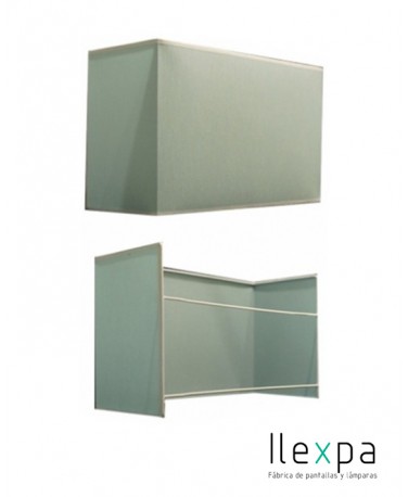 Aplique rectangular canto vivo
