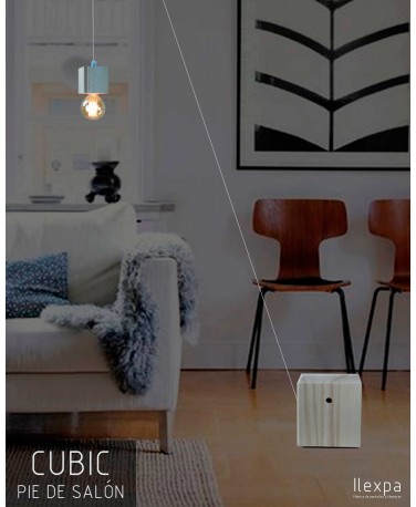 Lámpara Pie de Salón Cubic