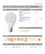 ESFÉRICA LED DIMABLE E14