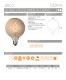 GLOBO LED FILAMENTO CURVO