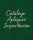 Catálogo Apliques importación
