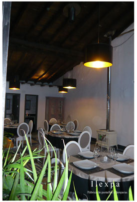 Proyecto Contract iluminación restaurante El Sitio